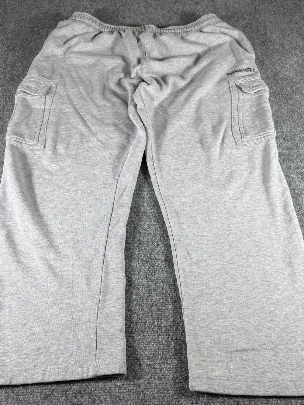 Vintage And1 pants men XLarge Gray Y2K logo embroidered cargo sweatpants street